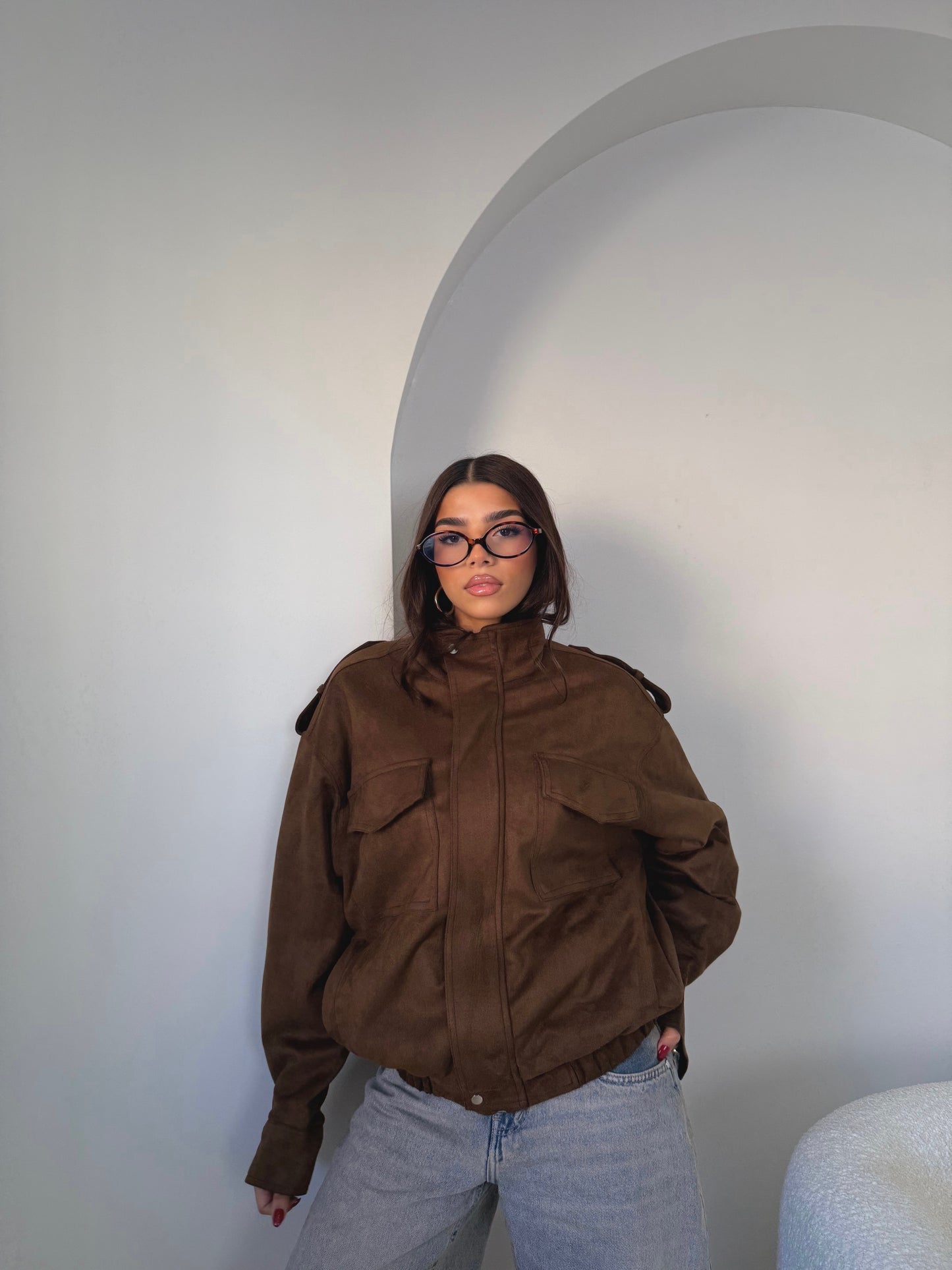 Brown Suede Jacket