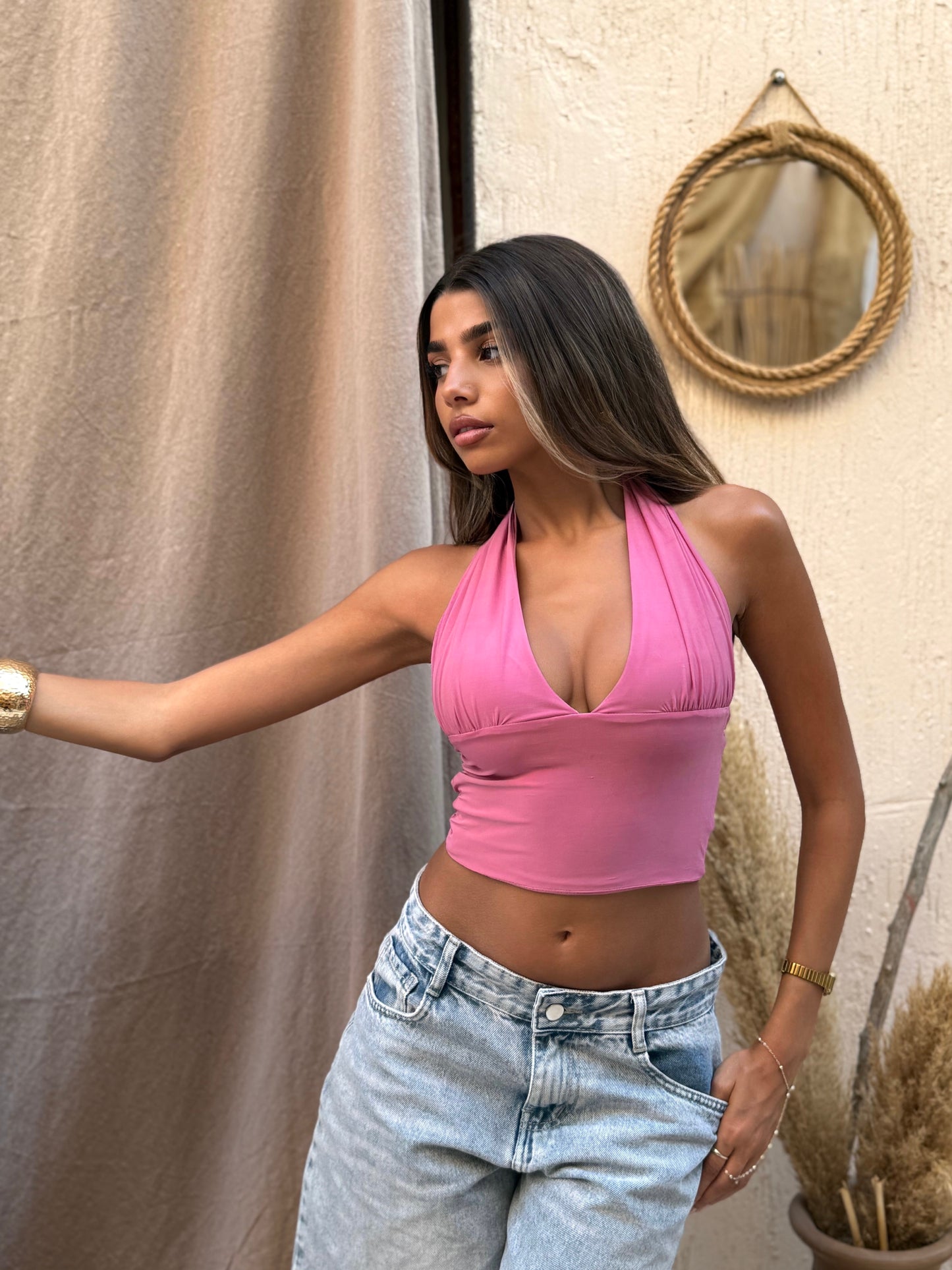 Halter Top - Pink