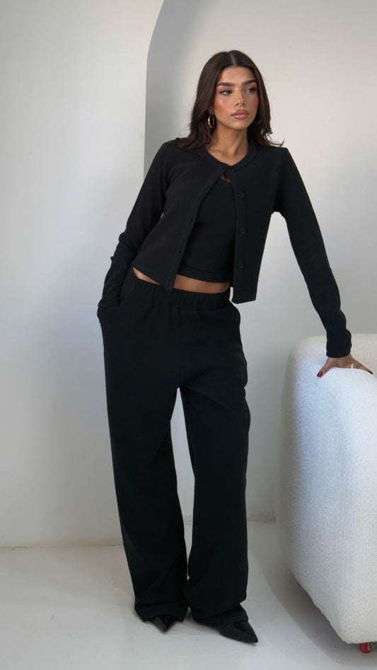 The Trio Set In Black