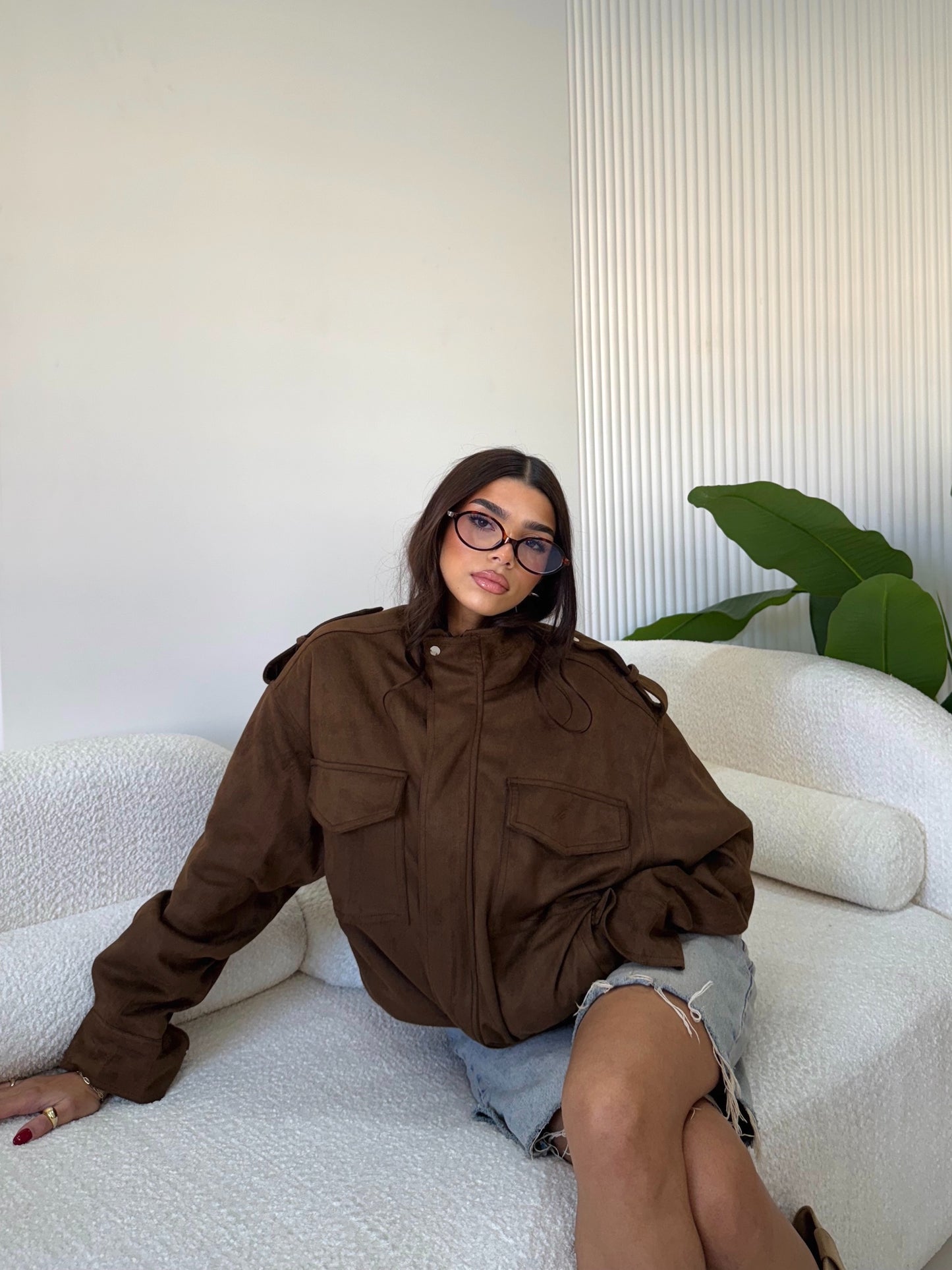 Brown Suede Jacket